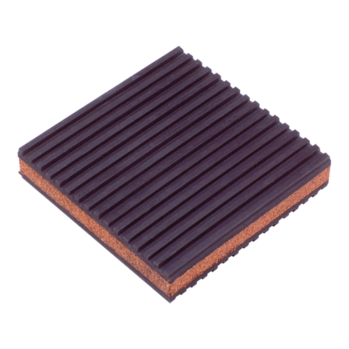 Easyflex Anti Vibration Rubber Pads, Natural Rubber Waffle Vibration Isolation Pad Chillers Hvac Air Compressor Washer Dryer Air Conditioner Units Pac