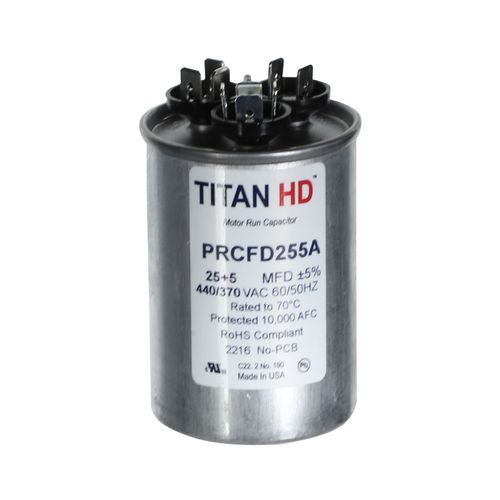 TITAN HD 25+5MFD, 440/370V,RND