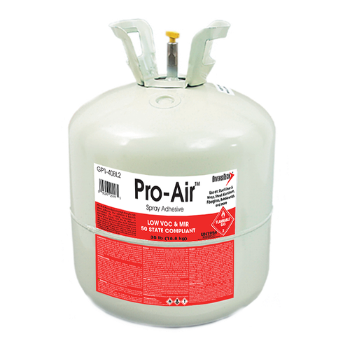 Adhesive,ProAir Spray,35lb Cyl