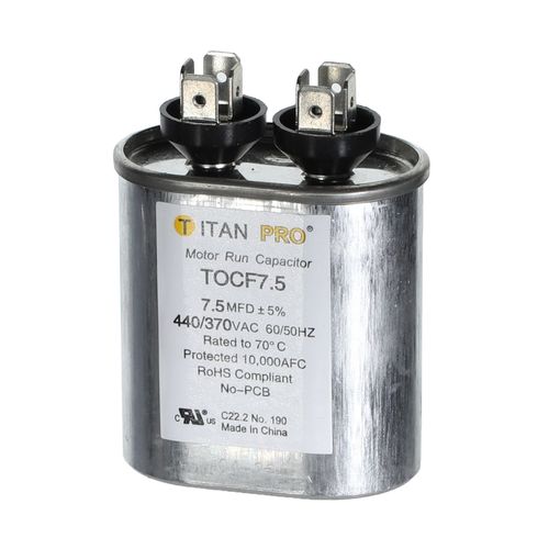 7.5 MFD 440/370V OVAL