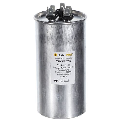 70+5 MFD 440/370VRnd Capacitor