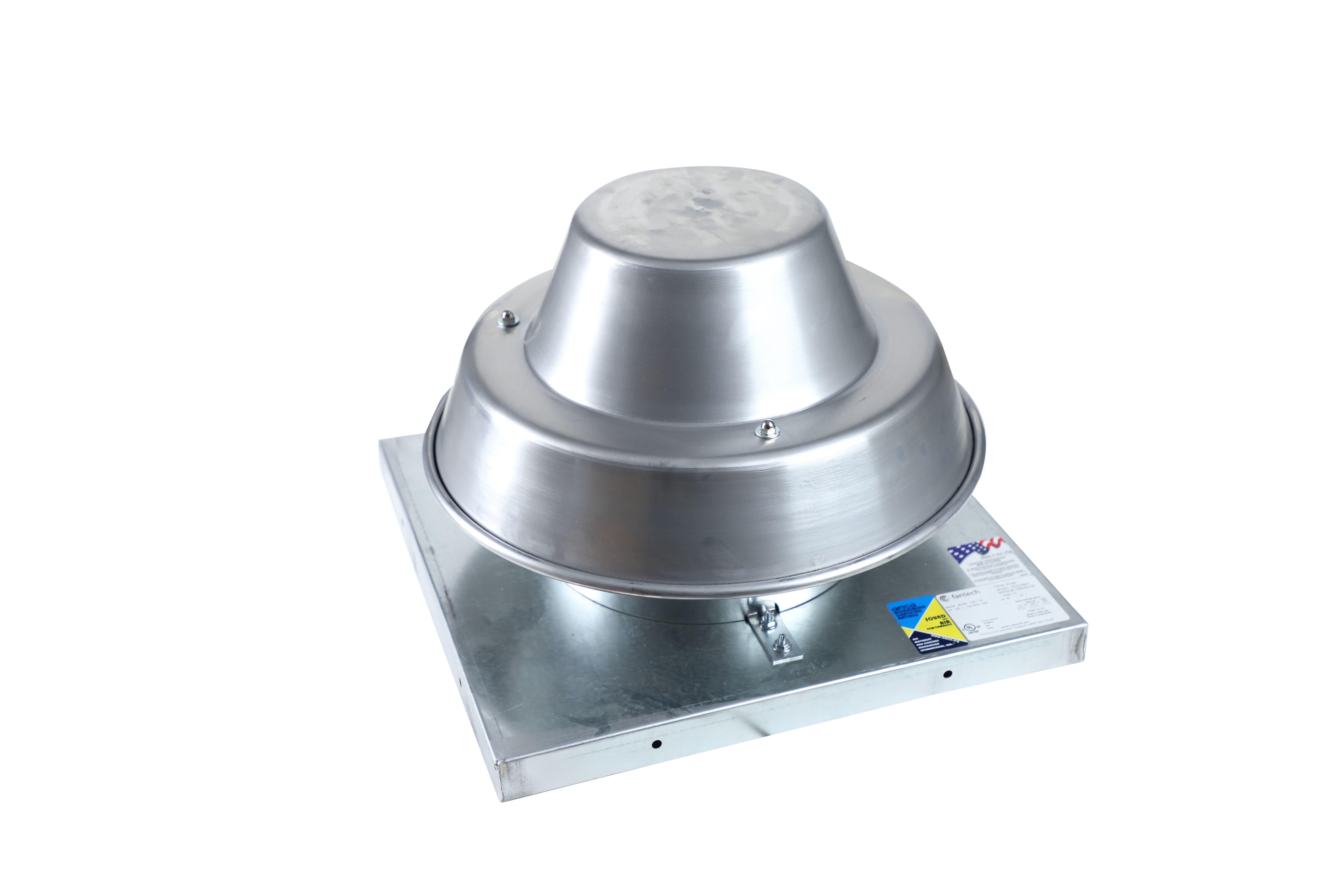 8 Direct Drive Downblast Vent.