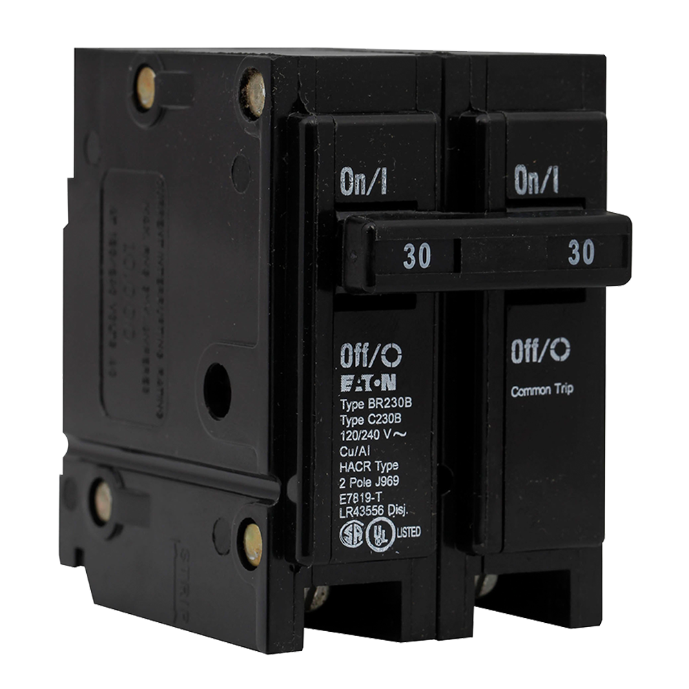 Circuit Breaker, Two Pole, 30A