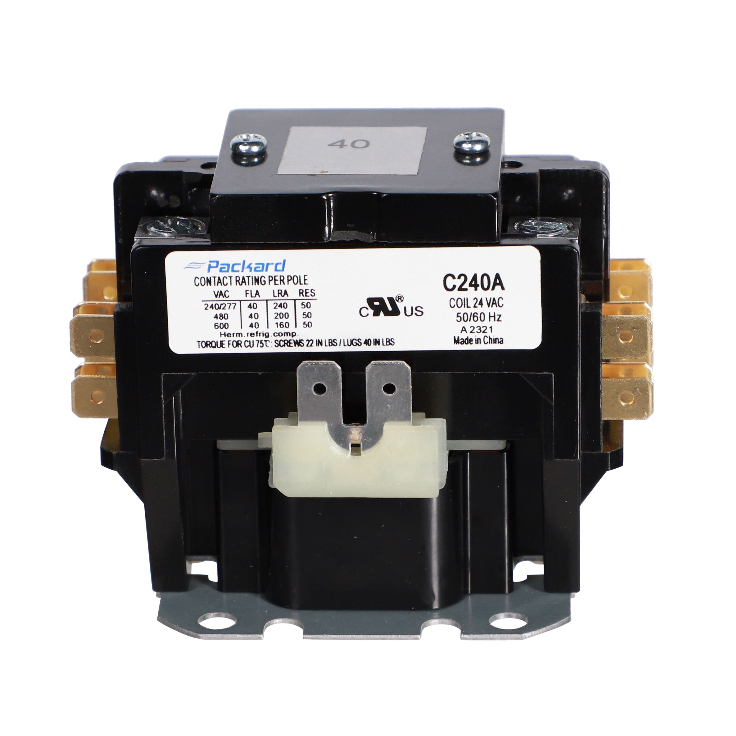 2P / 40A / 24V Contactor