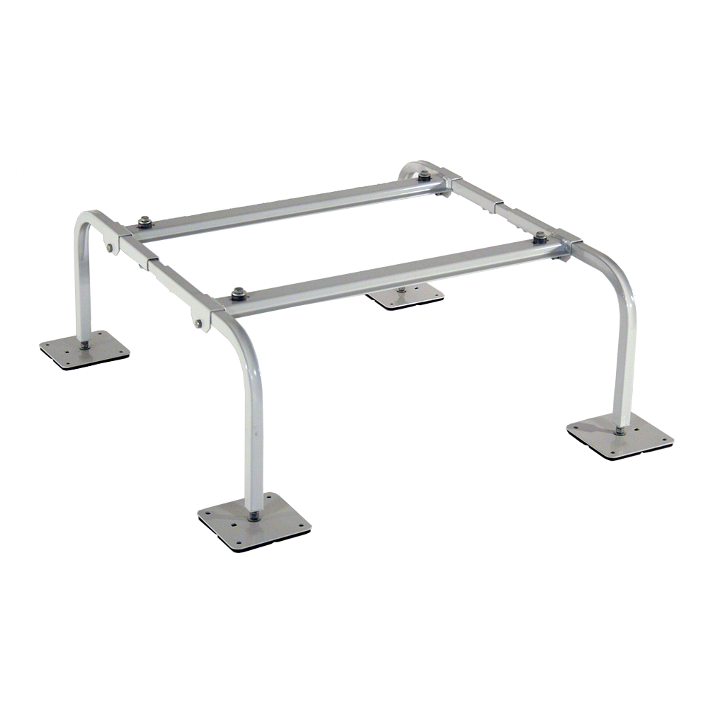 12in Dbl Fan Stand Stainless