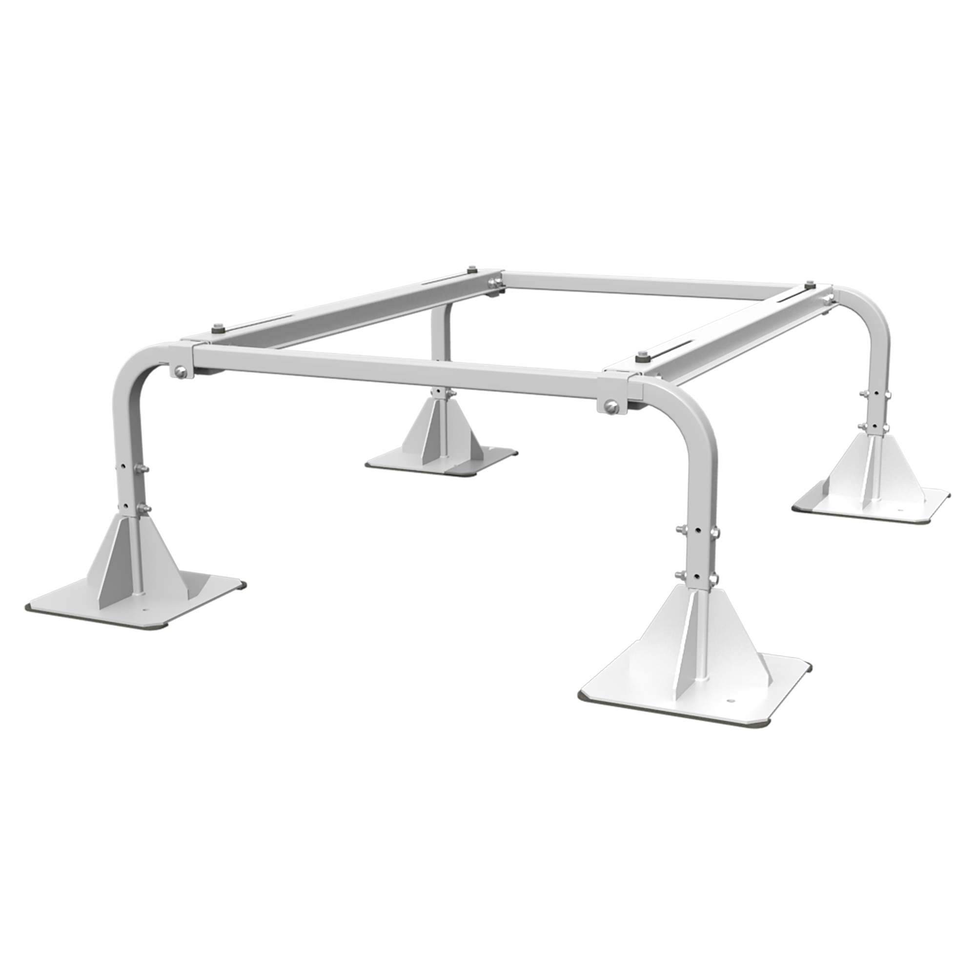 SS BASE W/48in RAILS 18in TALL
