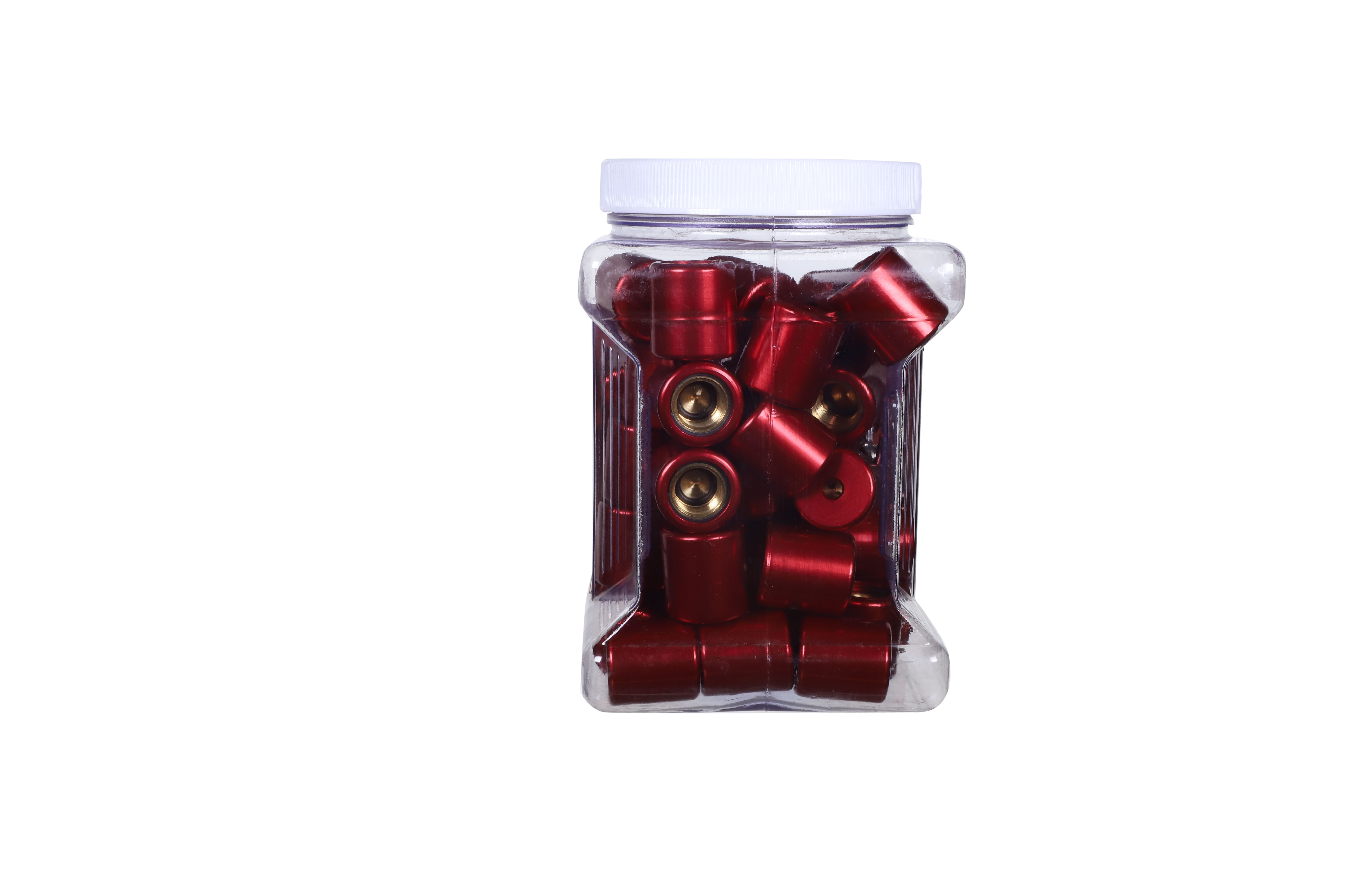 Ref Locking Cap,Red,50/Pk Key